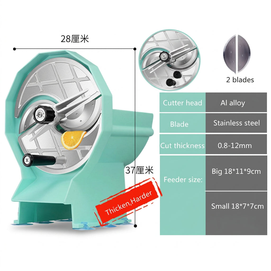 Multifunctional Manual Fruit and Vegetable Slicer
