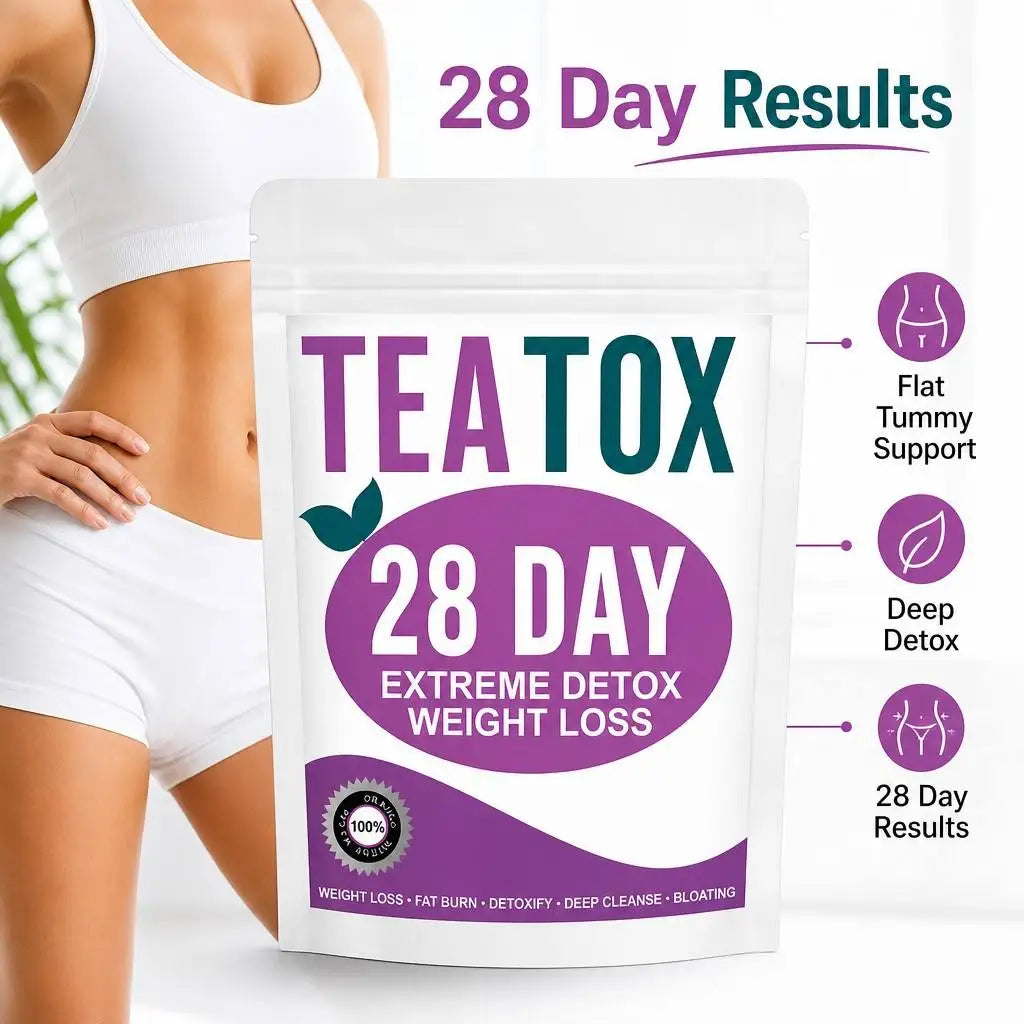 28 Day Teatox Detox Herbal Tea for Bloating Relief