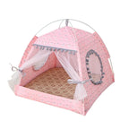 Cute Foldable Tent Bed House for Cats Dogs