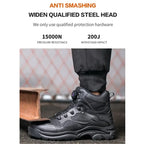 Men's Steel Toe Puncture-Proof Work Boots