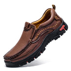 Men's Handmade Leather Slip-On Driving Shoes