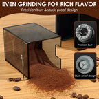 Automatic Electric Burr Coffee Grinder with 28 Adjustable Grind Settings