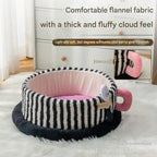 Striped Corduroy Pet Bed Set