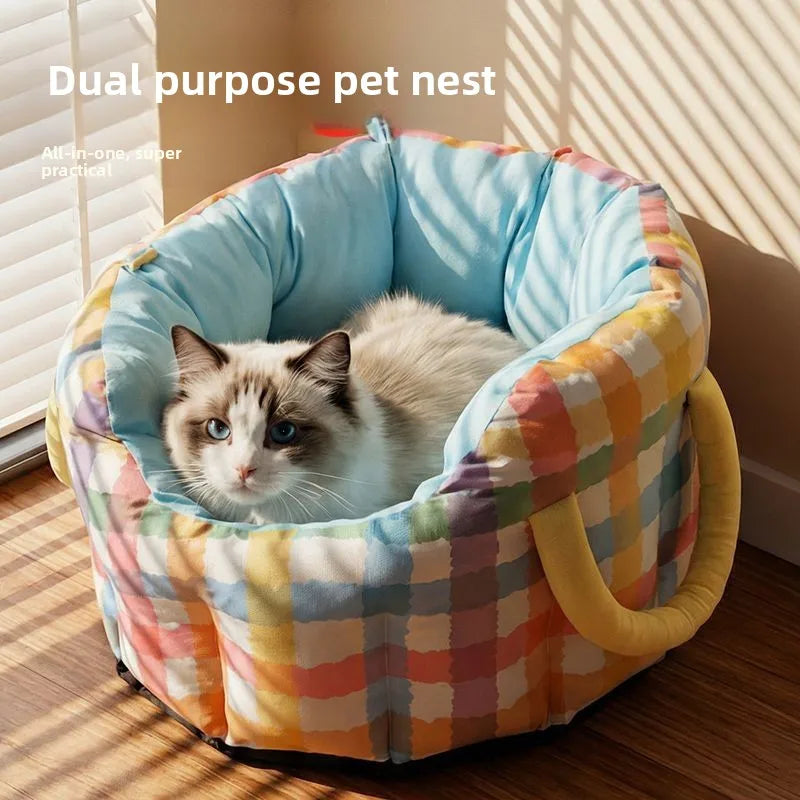 Portable Pet Outdoor Handbag Carrier for Small Dogs Cats