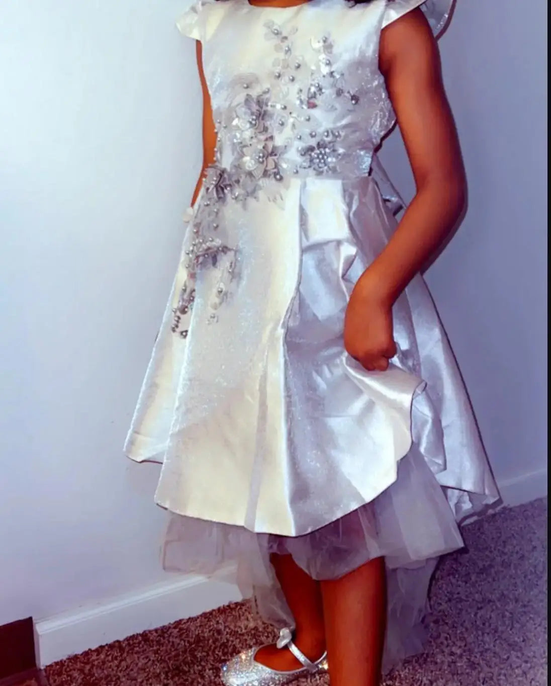 Girls' Tulle Lace Ball Gown Flower Girl Dress