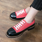 Men's Casual Lace-Up Platform Oxford Loafers