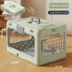 Portable Folding Travel Pet Carrier Box for Cats Dogs
