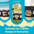 Foldable Portable Small Animal Playpen Enclosure for Cats Dogs