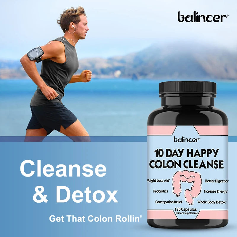 10 Day Colon Cleanse Detox with Milk Thistle & Dandelion Root