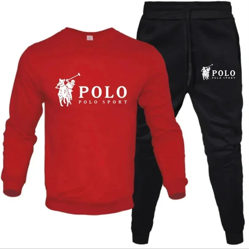 Men's 2-Piece Crewneck Sweatshirt and Jogger Pants Set