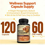 Aguaje Fenugreek Capsules Curvy Body & Immune Support