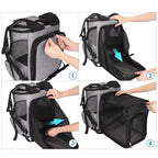 Breathable Expandable Pet Carrier Backpack for Cats Dogs