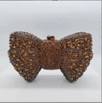 Women's Luxury Rhinestone Bow Wedding Evening Clutch Bag