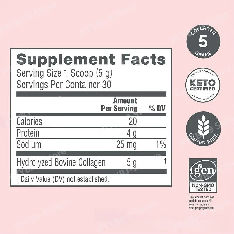 Collagen Protein Powder Unflavored Daily Nutrition Drink Mix 200g