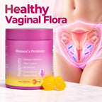 Probiotic Gummies Pineapple Flavor Prebiotics Gut Health Support 60 Count