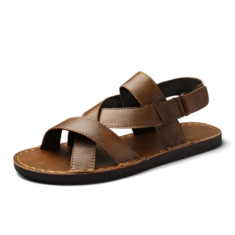 Men's Luxury Genuine Leather Outdoor Walking Sandals