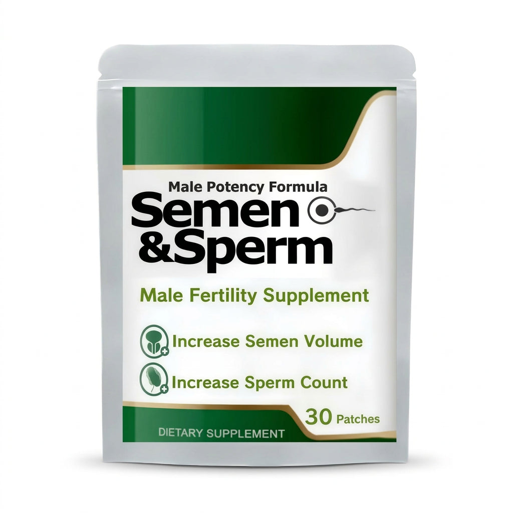Male Fertility & Testosterone Support Dietary Supplement Patches