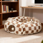 Interactive Cat Tunnel Bed Washable with Ball