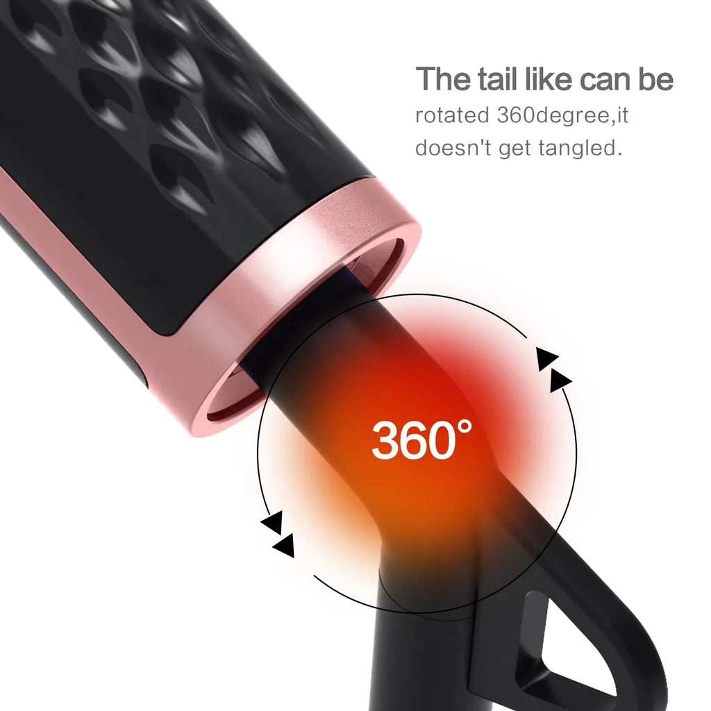 Electric Hair Straightening Brush and Beard Hot Comb