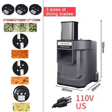 Commercial Electric 3-in-1 Vegetable Chopper and Food Processor
