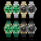 Men's Quartz Stainless Steel Watch with Auto Date