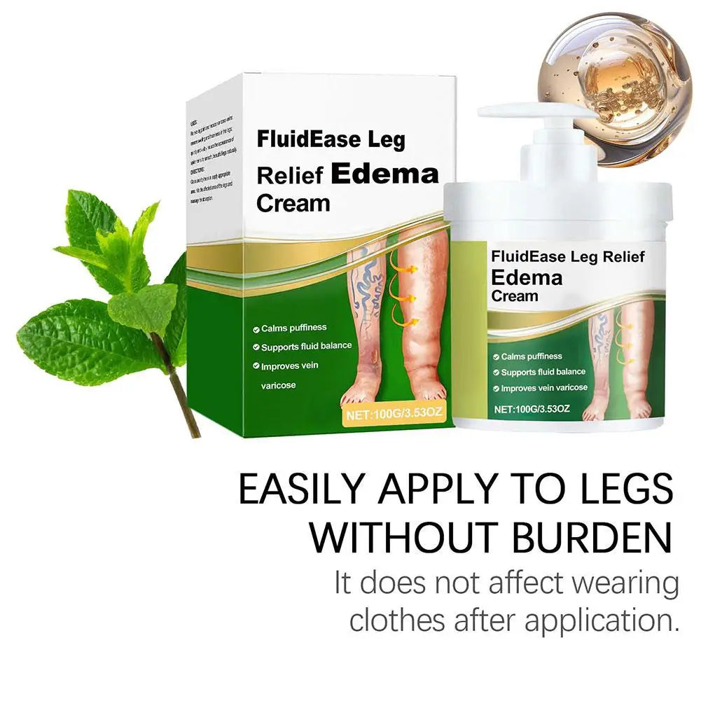 Leg Therapy Edema Care Massage Cream for Women and Men 3.5 oz