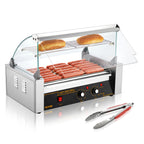 Electric Commercial Hot Dog Roller and Sausage Grill Machine 110V
