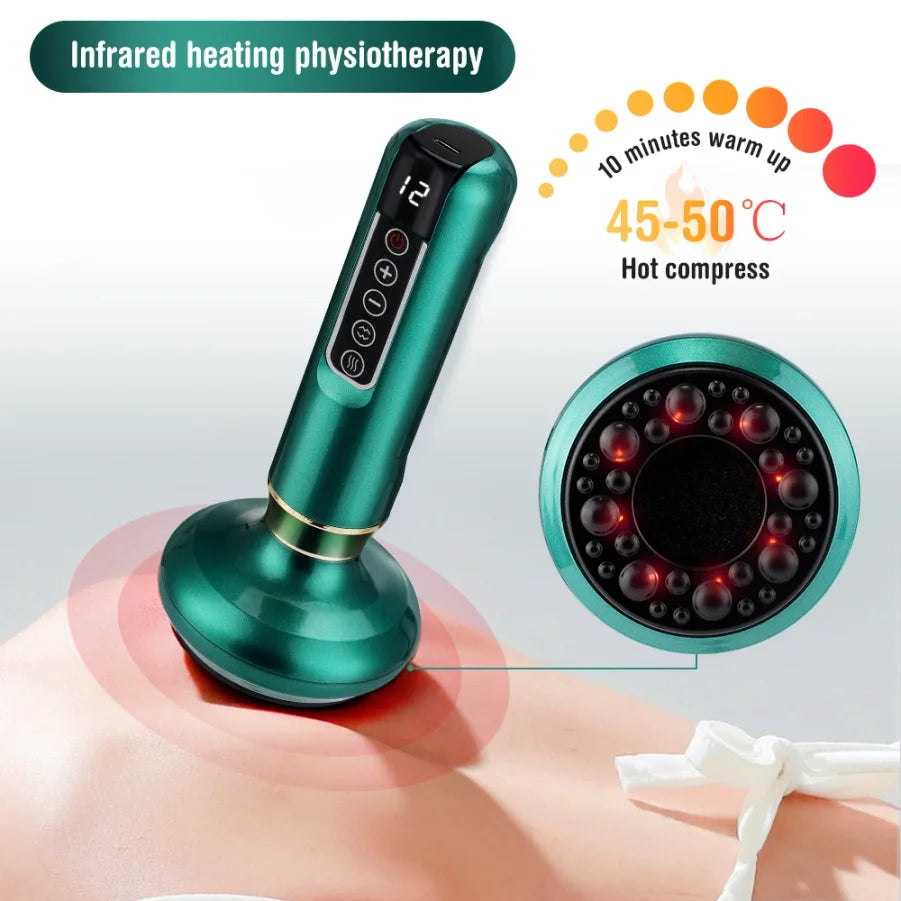 Electric Cupping Massager with Infrared Heating