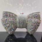 Women's Luxury Rhinestone Bow Wedding Evening Clutch Bag