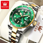 Men's Quartz Stainless Steel Watch with Auto Date
