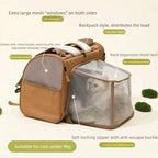 Expandable Breathable Pet Carrier Backpack for Cats Dogs
