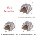 Cute Foldable Tent Bed House for Cats Dogs