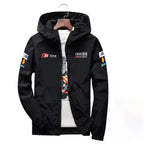 Men's Moto Biker Sport Jacket Thin Polyester