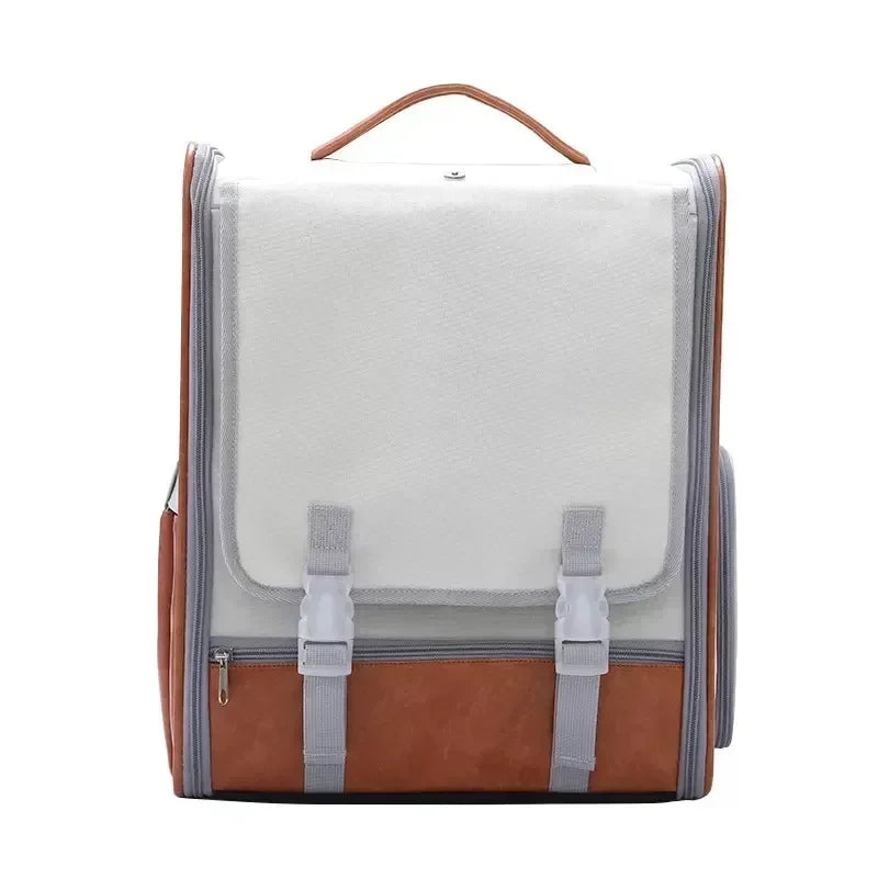 Large Capacity Breathable Pet Carrier Backpack for Cats Dogs