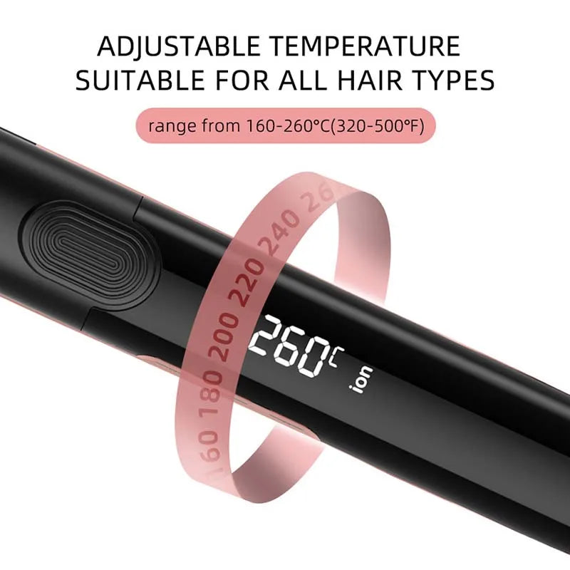 Professional Negative Ion Ceramic Flat Iron Hair Straightener