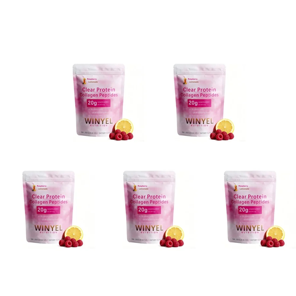 Clear Protein Collagen Peptides Powder Raspberry Lemonade