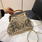 Women's Luxury Sequin Glitter Evening Clutch Bag
