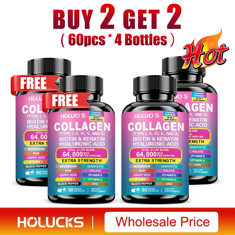 Multi Collagen Capsules with Biotin and Keratin