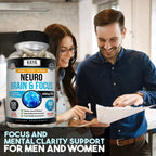 Nootropic Brain Support Supplement Memory Focus Capsules