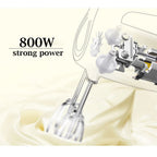 Electric 5-Speed Hand Mixer and Food Blender 800W