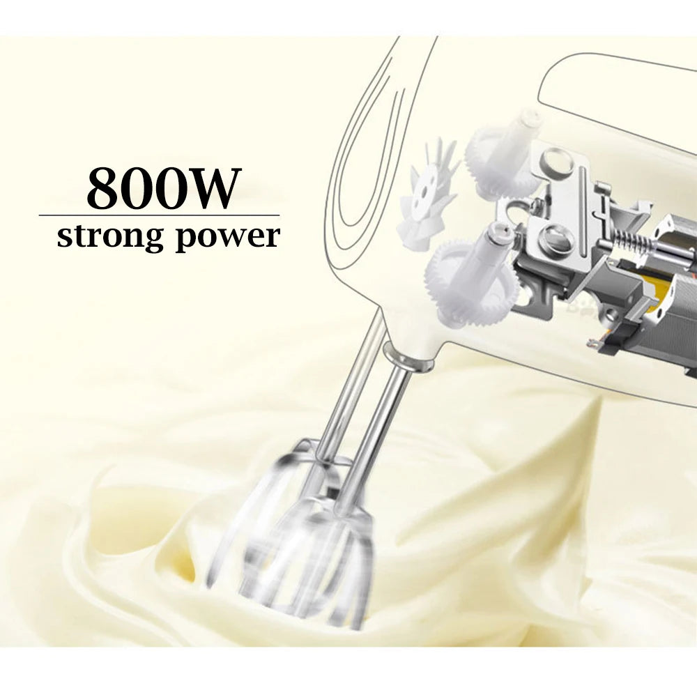 Electric 5-Speed Hand Mixer and Food Blender 800W