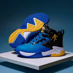 Kids' Breathable Non-Slip Lace-Up Basketball Sneakers