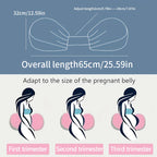 U-Shape Maternity Pillow Full Body Support for Pregnant Women