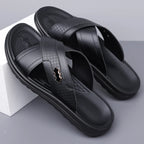 Men's Breathable Anti-Slip Slip-On Slippers