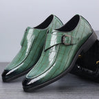 Men's Luxury Monk Strap Pointed Toe Dress Shoes