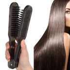 V-Shape Double-Sided Nylon Hair Straightening Brush