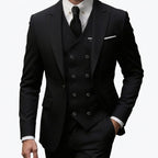 Men's Classic Slim Fit 3-Piece Suit Set