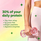 Clear Protein Collagen Peptides Powder Raspberry Lemonade
