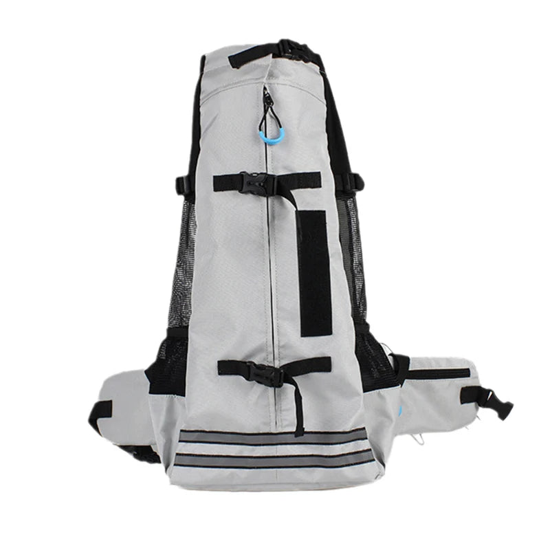 Breathable Pet Backpack Dog Carrier Bag with Waist Belt