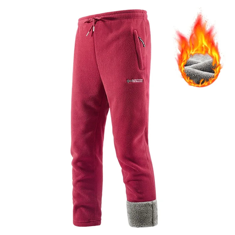 Men's Thick Fleece Lined Sportswear Tracksuit Set